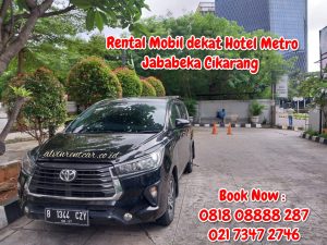 Rental Mobil dekat Hotel Metro