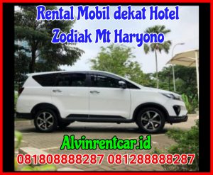 Rental Mobil dekat Hotel Zodiak Mt Haryono